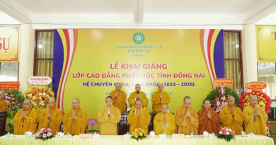 Đồng Nai: Khai giảng Lớp Cao đẳng Phật học hệ chuyên khoa, niên khóa 2024-2026