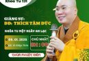 Thư mời tham dự khóa tu “Một ngày An Lạc” lần thứ 131 tại chùa Phước Điền